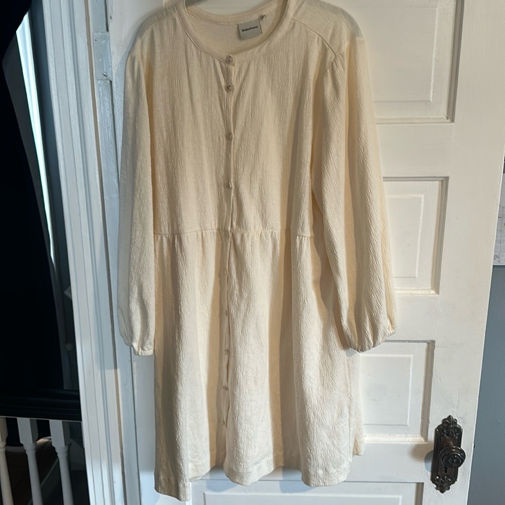 Richer Poorer cotton button down dress